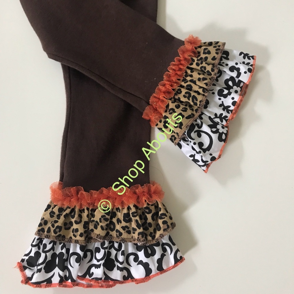 Baby Girl Pumpkin Tunic Legging Set 12M 18M - Picture 5 of 8