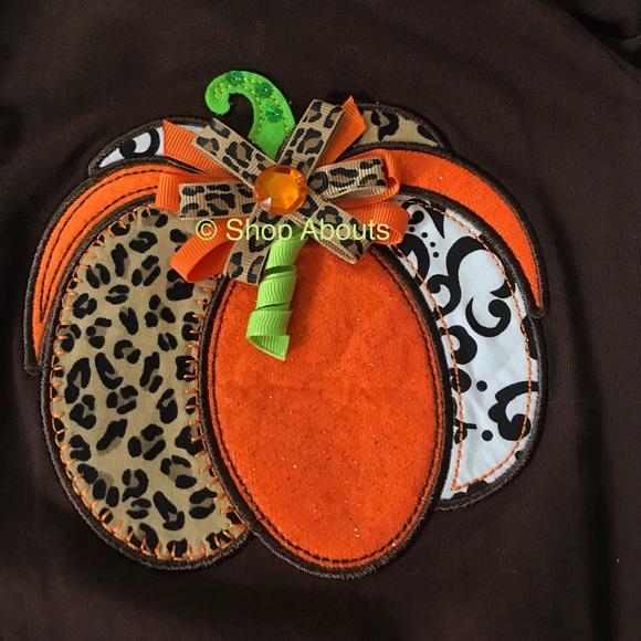 Baby Girl Pumpkin Tunic Legging Set 12M 18M - Picture 2 of 8