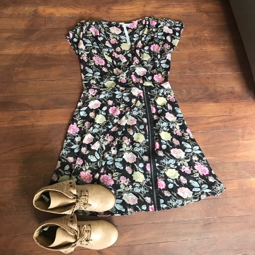 Urban outfitters zip up crossover dress