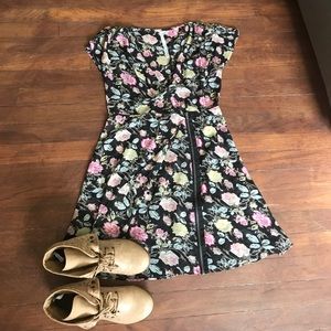 Urban outfitters zip up crossover dress