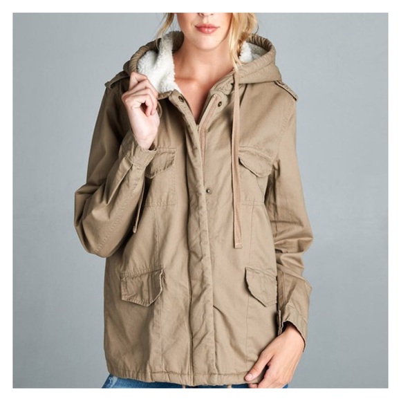 Military Style Utility Jacket - Picture 2 of 4