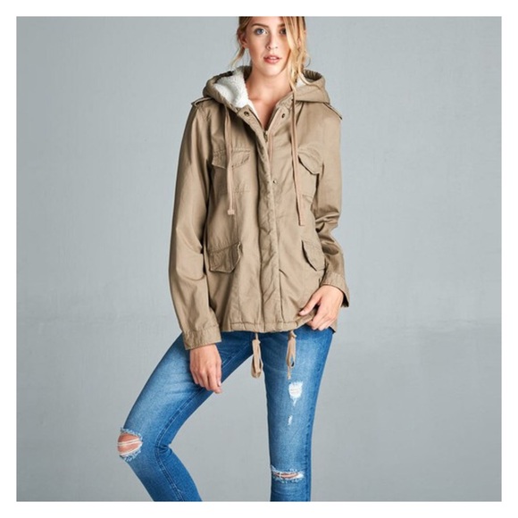 Military Style Utility Jacket - Picture 3 of 4