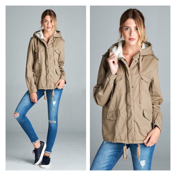 Military Style Utility Jacket - Picture 4 of 4