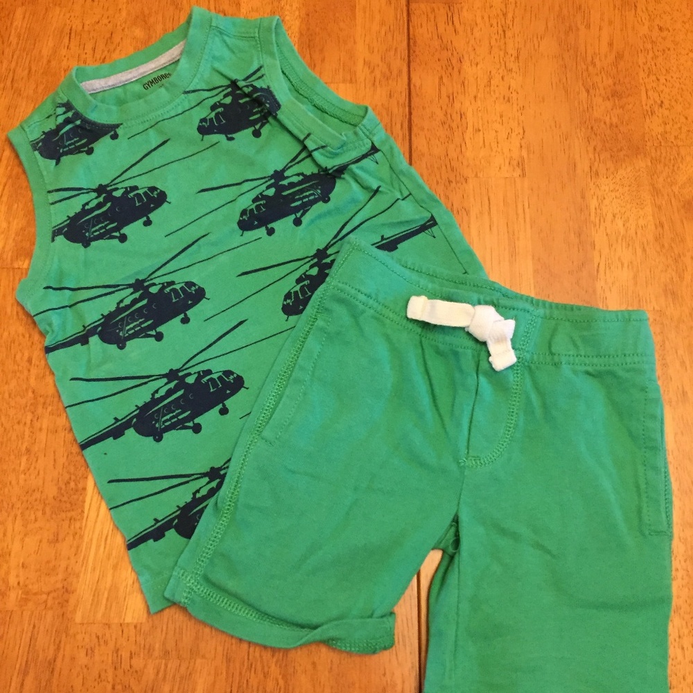 Gymboree Boys set of shorts and shirt Size 2T