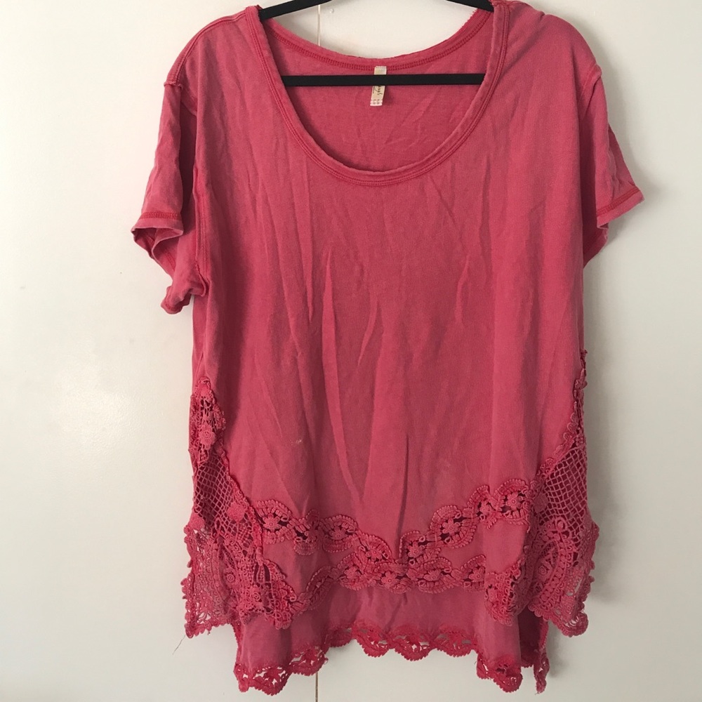 free people short sleeve shirt