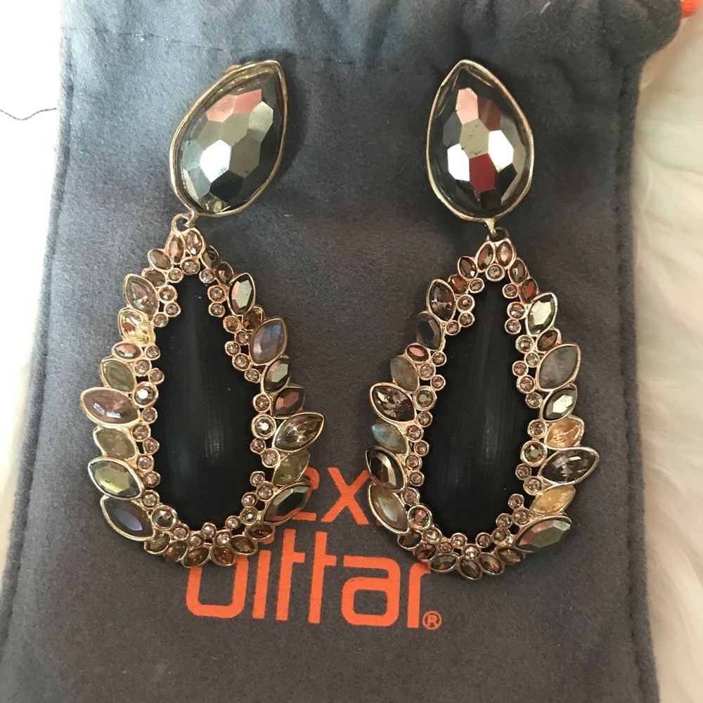 Alexis Bittar clip on earrings