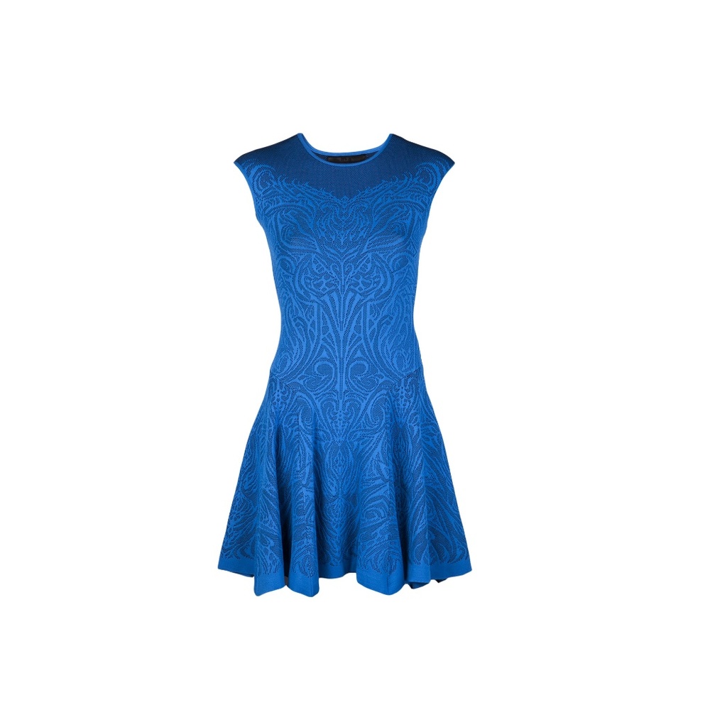 RVN Tattoo Lace Flare Dress