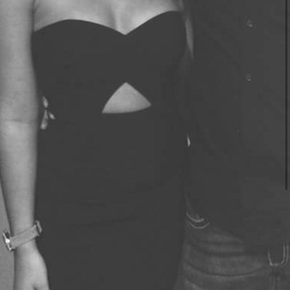 TOBI STRAPLESS DRESS