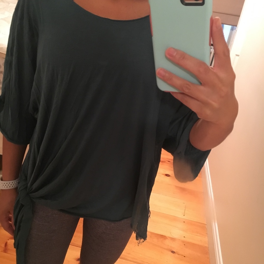 Free people movement jersey off shoulder top