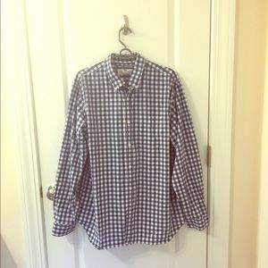 Men’s Checkered Button Down Shirt