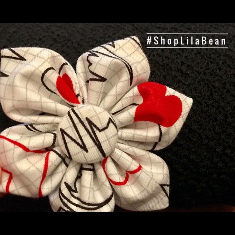 Calling all nurses hair flower