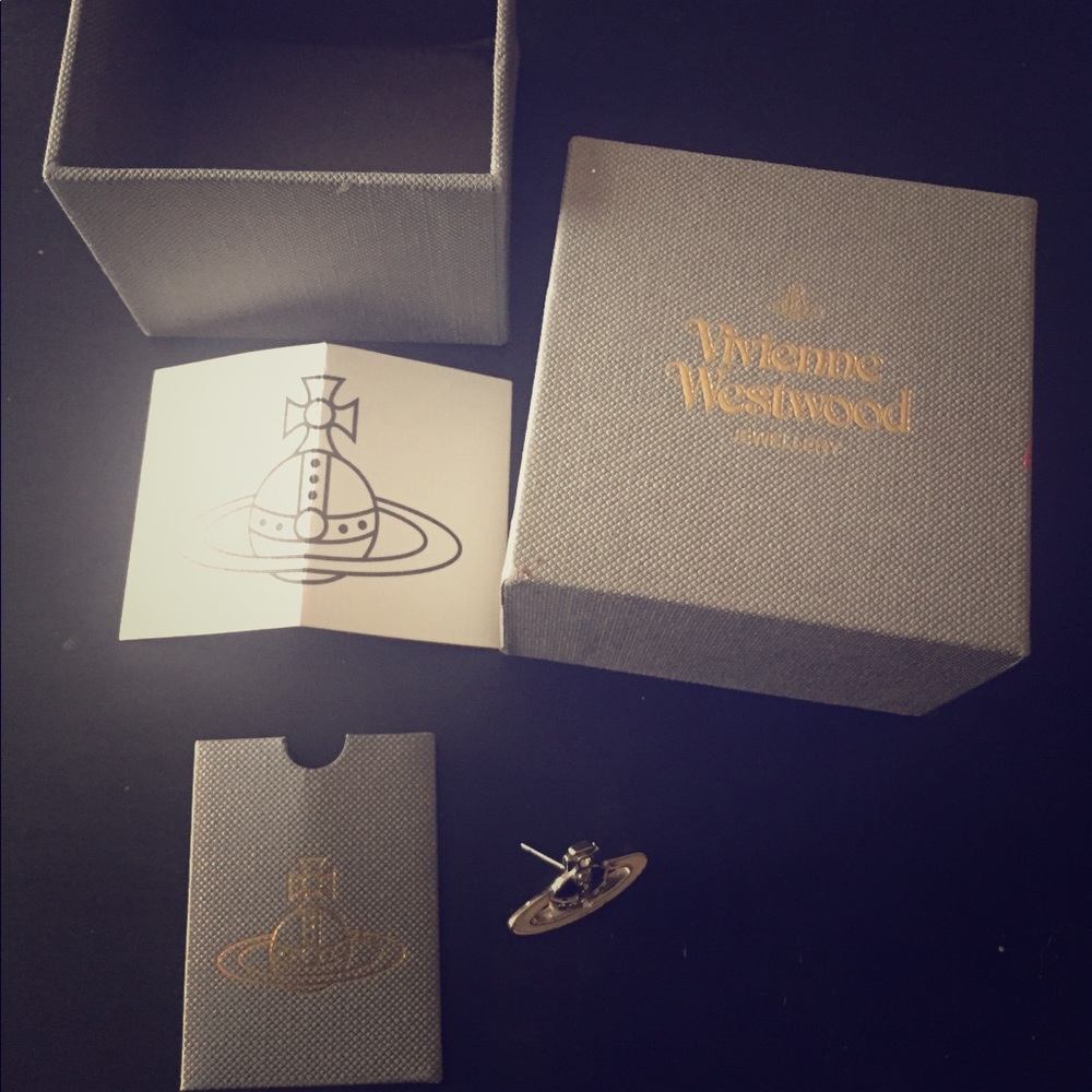 Vivienne Westwood Saturn Orb Single Stud Earring