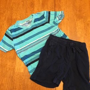 Gymboree Boys Set of Shirt and Shorts Size 24m/2T