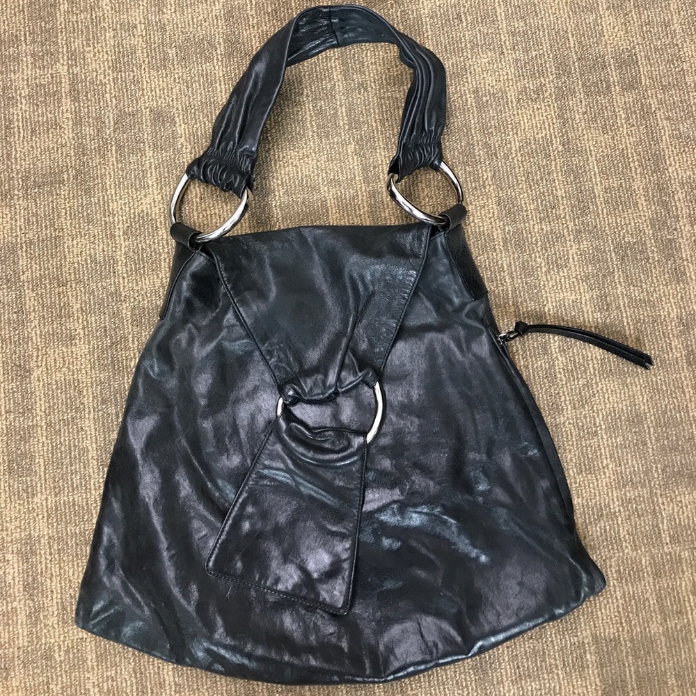 Black Hobo International Shoulder Bag