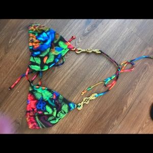 SHOSHANNA TIE DYE BIKINI TOP NEVER WORN