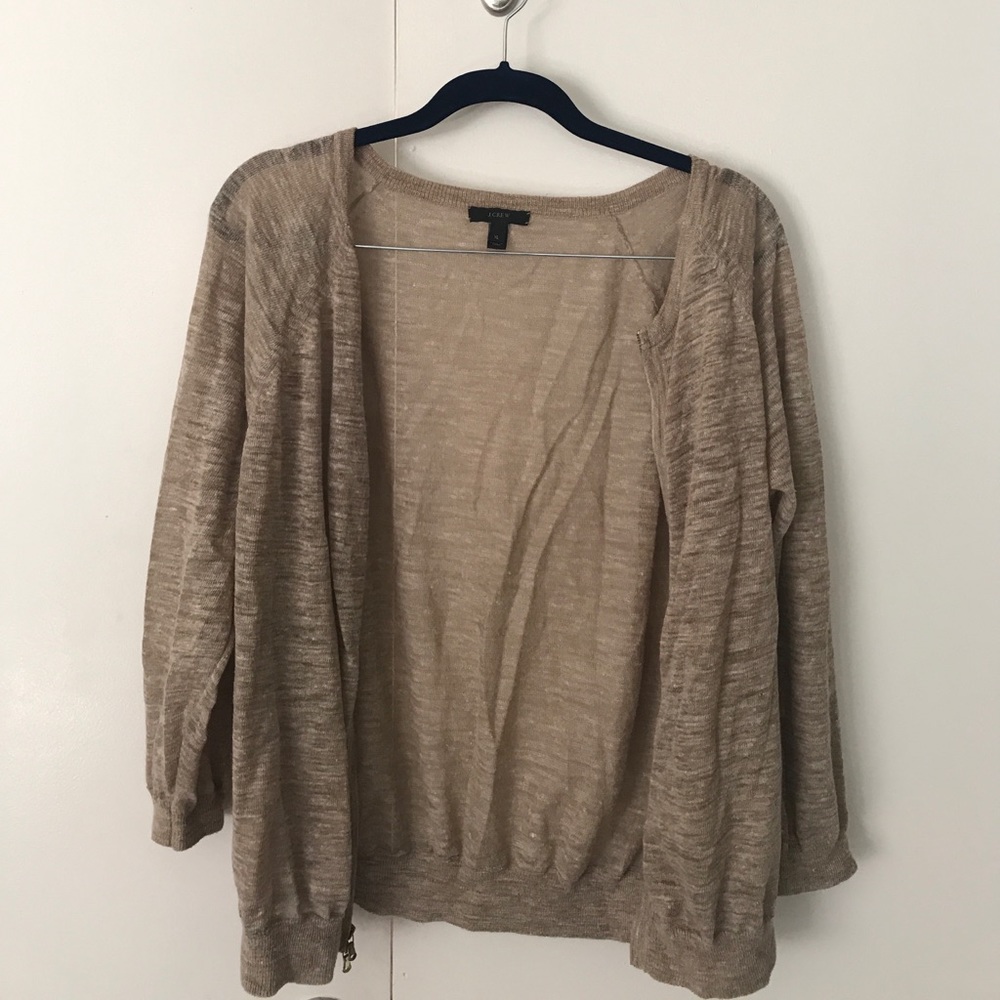 zipped sweater