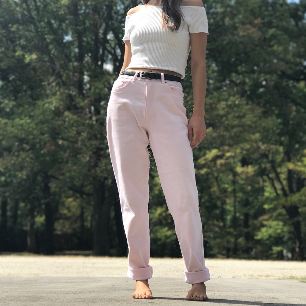 Vintage BillBlass Pastel Pink High Waisted Jeans