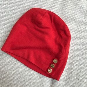 Tory Burch 100% Merino Wool Beanie