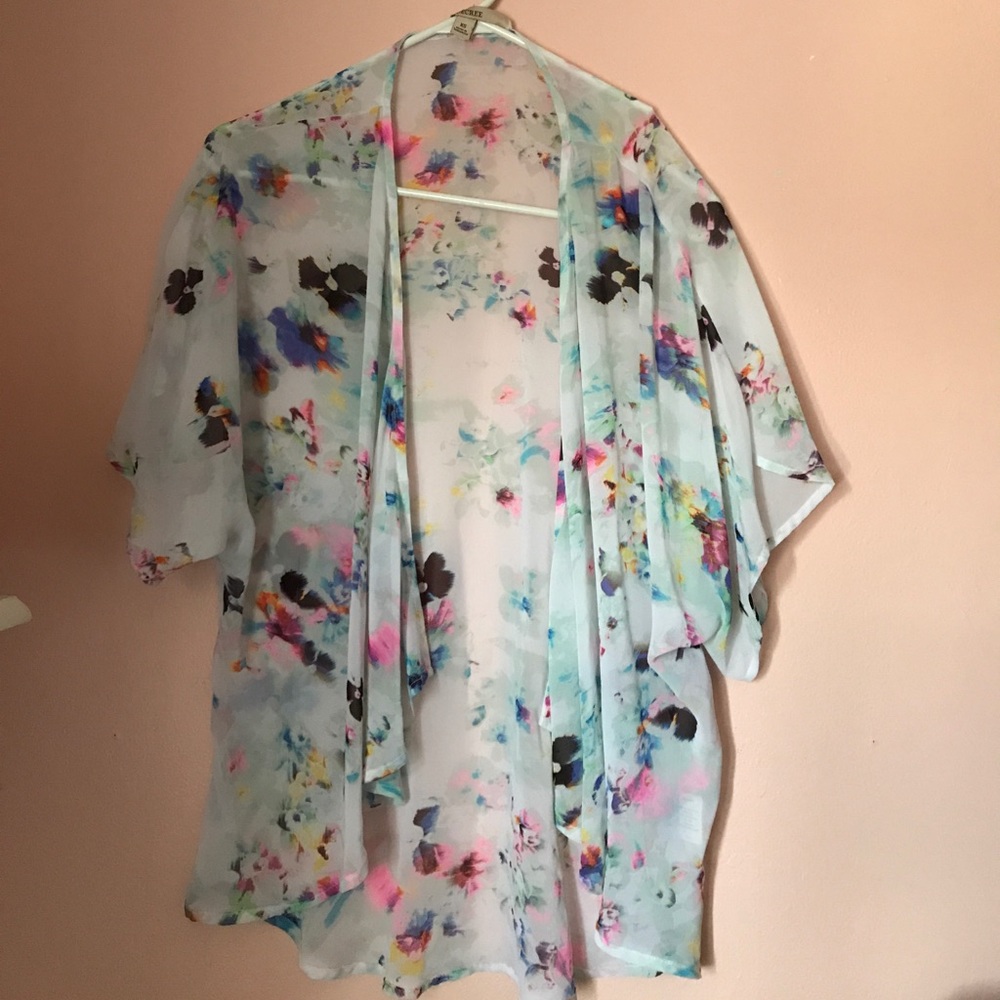 Sheer kimono