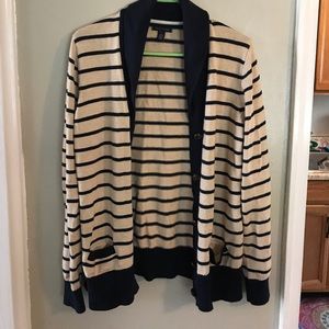 Tommy Hilfiger cable striped cardigan