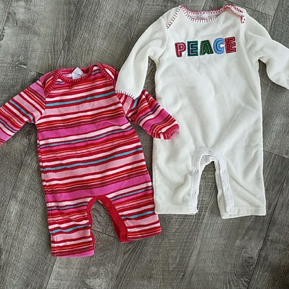 2 pair Fleece Lined Body Suits