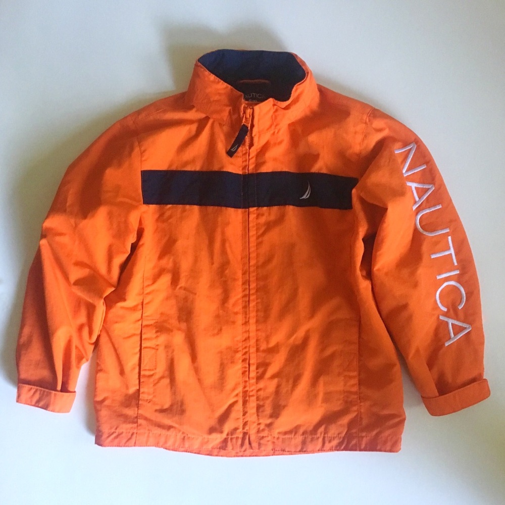 Kids’ Orange Nautica Windbreaker Jacket Size 5