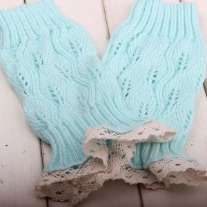 Super cute lace crochet boot cuffs. New