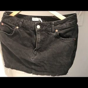 Topshop denim skirt