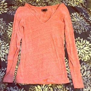 American eagle long sleeve pink top