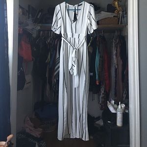 Striped romper