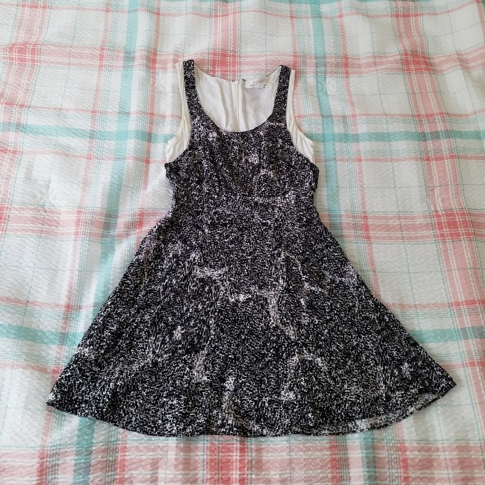 Leopard Animal  Pattern fitted dress