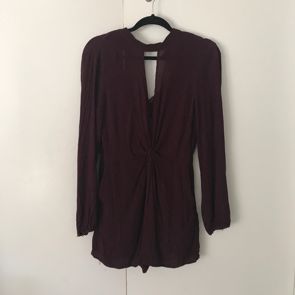 long sleeve romper