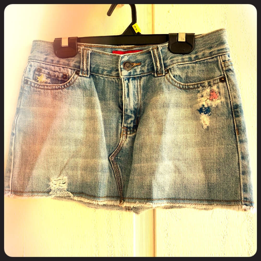 Hollister Denim Mini Skirt