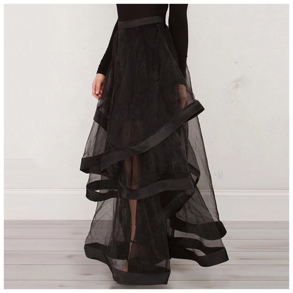 ‼️LAST ONE Tulle Organza Layered Ruffle Skirt - Picture 2 of 6