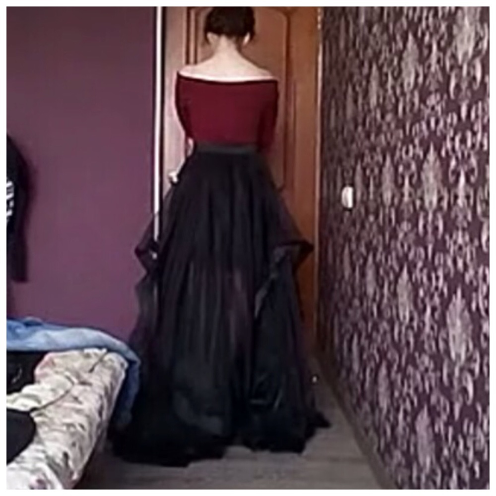 ‼️LAST ONE Tulle Organza Layered Ruffle Skirt - Picture 5 of 6