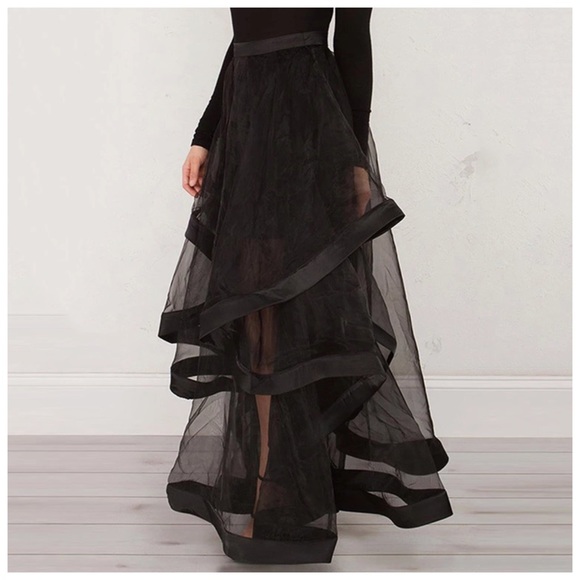 ‼️LAST ONE Tulle Organza Layered Ruffle Skirt - Picture 2 of 6
