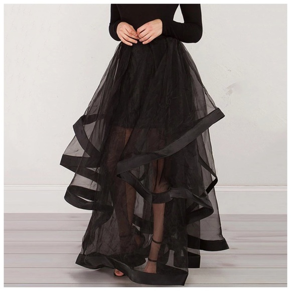 ‼️LAST ONE Tulle Organza Layered Ruffle Skirt - Picture 3 of 6