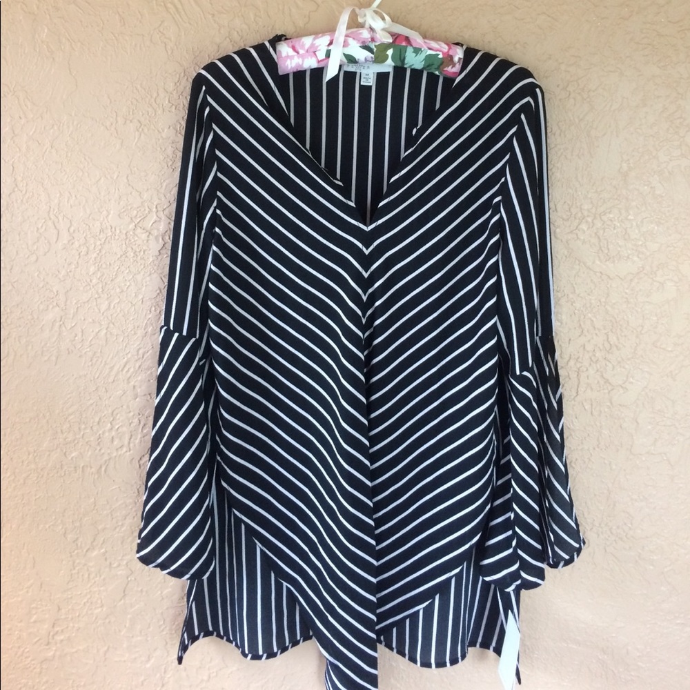 Stylish black and white shirt