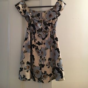 Off shoulder floral dress