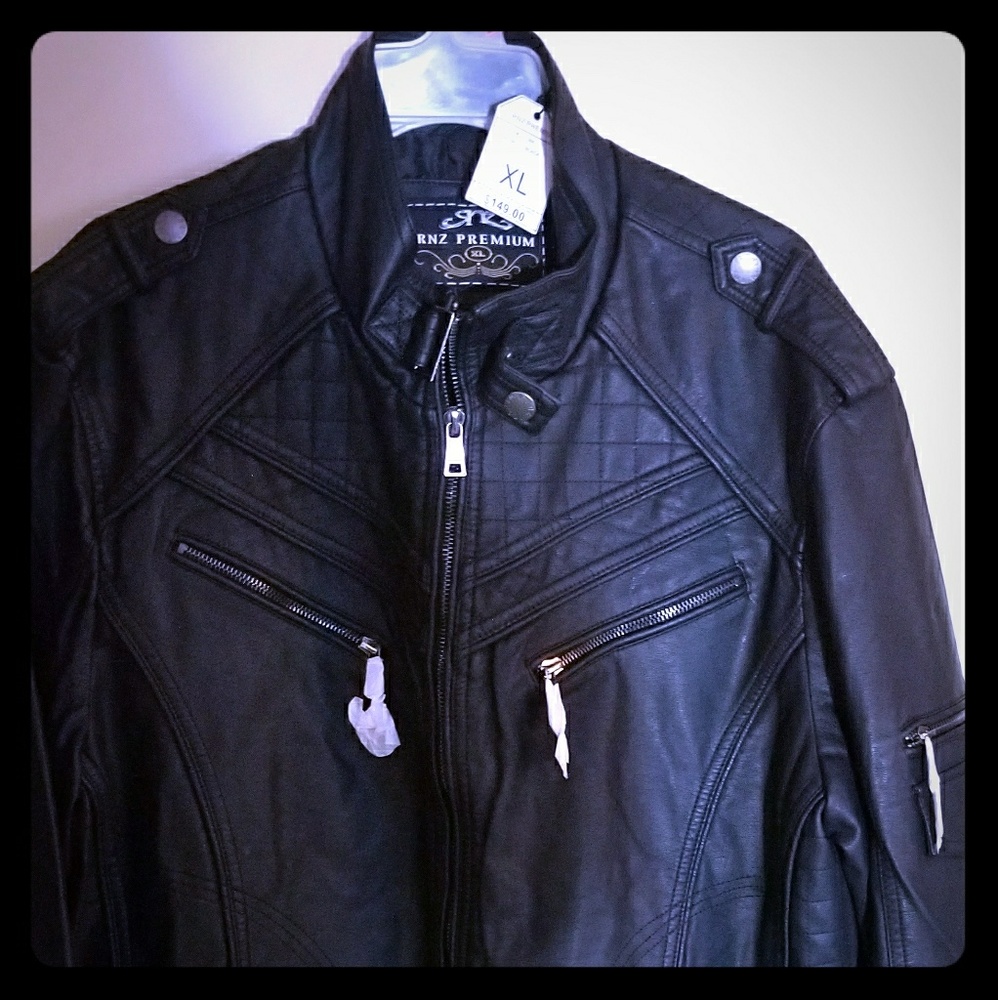 Soft leather jacket