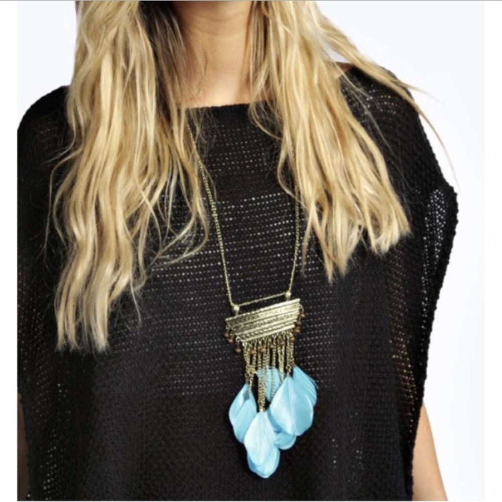 Tribal Feather Necklace