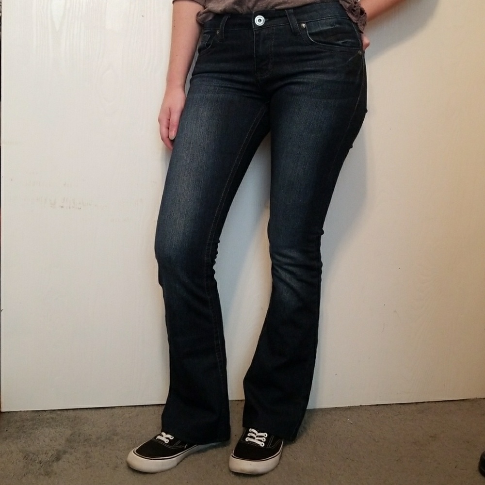 Rue 21 Mid Rise Boot Cut Jeans
