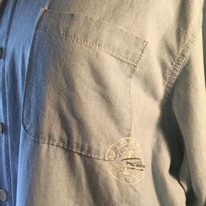 MEN’S TOMMY BAHAMA RELAXED DENIM SHIRT!