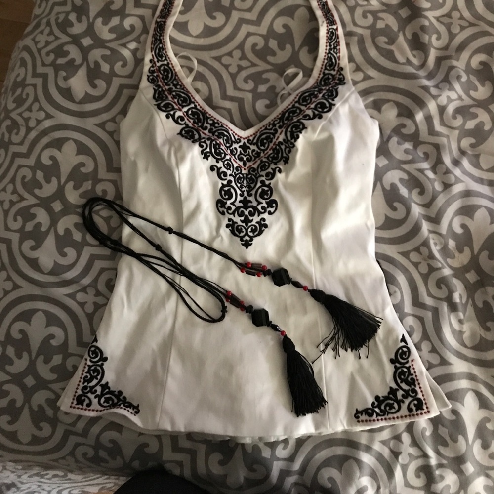 Halter top corset