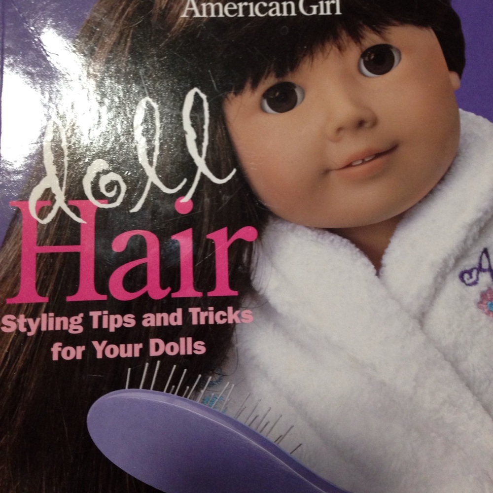 American girl doll hair style book.