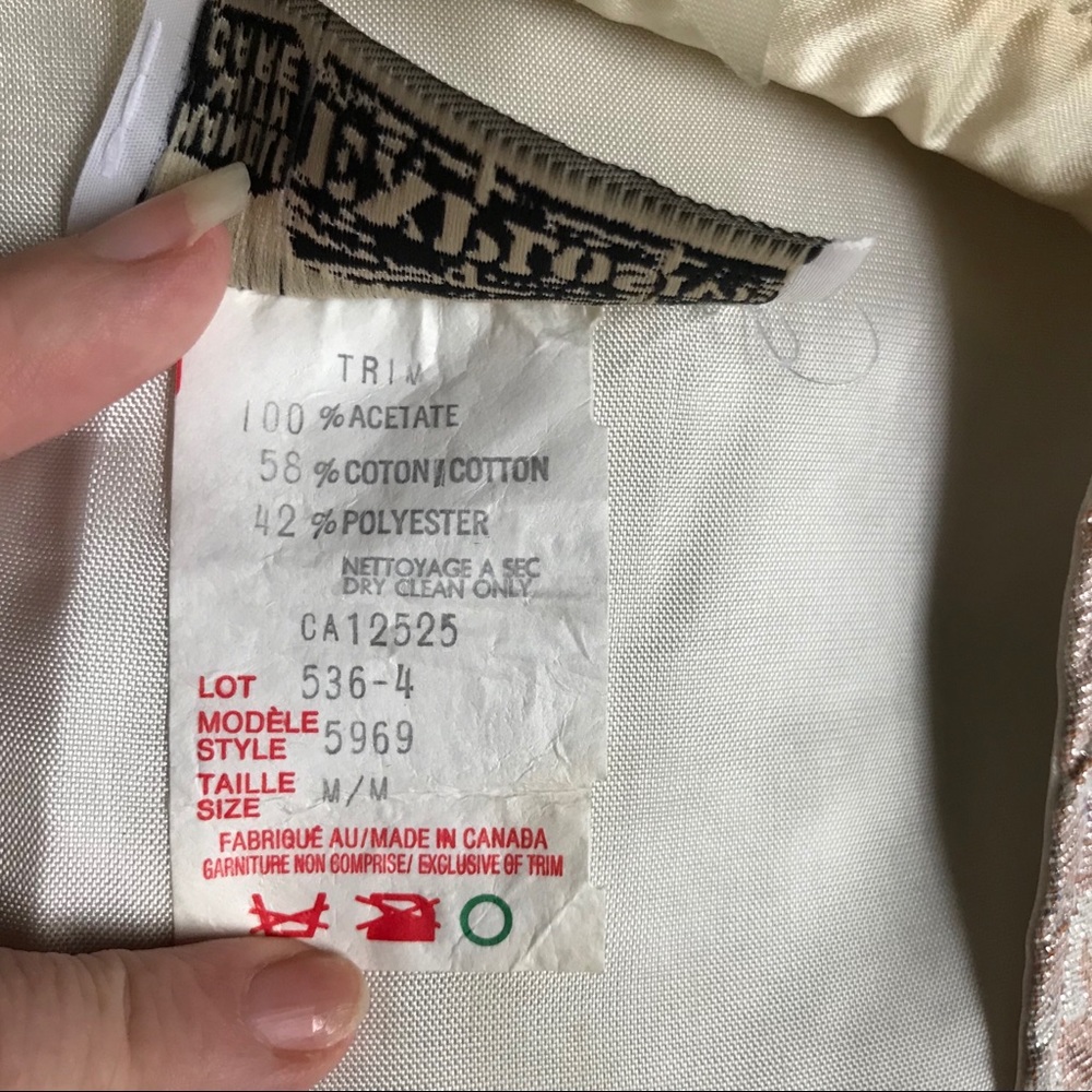 🌷Blowout Sale Vintage Vest Sz M 🔮Pastel shimmer - Picture 7 of 7