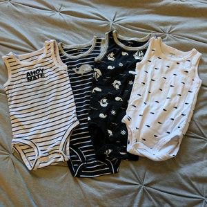 Carter's Set of 4 Sleeveless Bodysuits