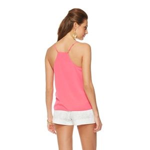 DUSK RACER BACK SILK TANK TOP