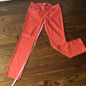 NWT American eagle size 12  orange skinny jeans