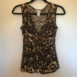 Fun Leopard Print Cache Top